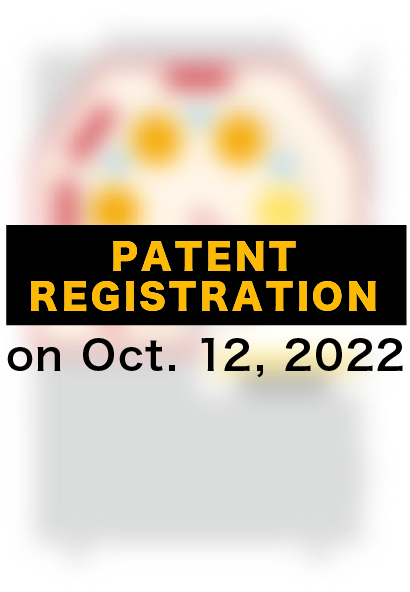 Patent registration on Oct. 12, 2022